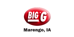 A theme logo of Big "G" Food store