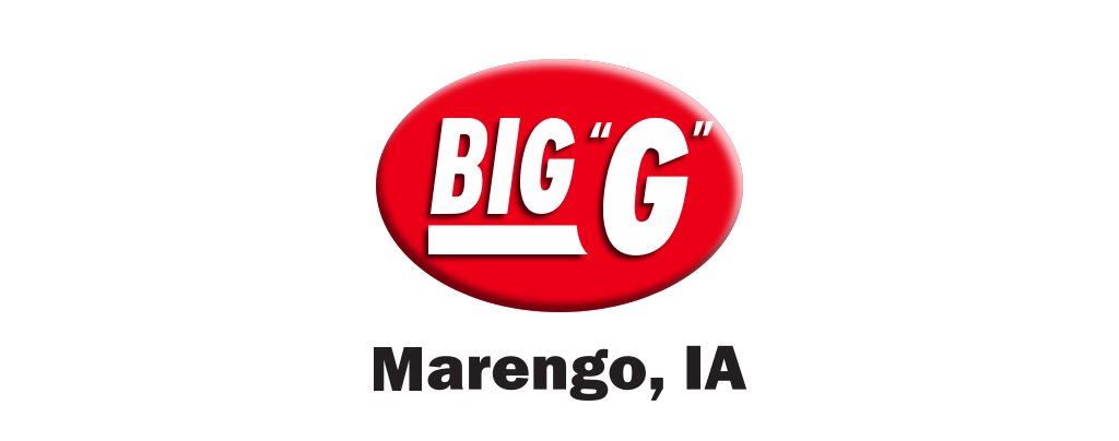 A theme logo of Big "G" Food store