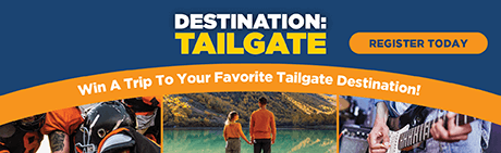 Win Airfare and 2-night hotel stay for 4* PLUS $250 for event tickets and tailgate supplies. (A total of 8 Grand Prizes to be given away. ARV $3,500 per Grand Prize) Second Place Prizes-Grocery Gift Certificates Each participating store will randomly draw 4 winners – one winner each week to receive a $50 Grocery Gift Certificate. No purchase necessary.